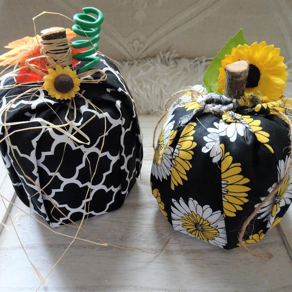 Two Farmhouse TP Pumpkins Handmade